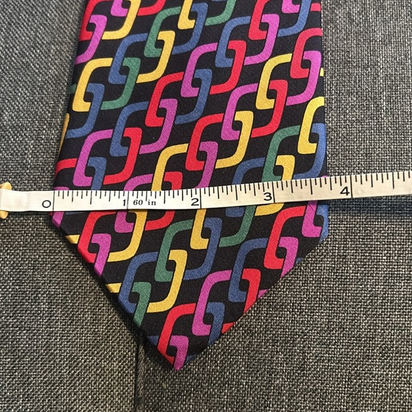 Colorful Silk Tie by Bullock & Jones - Picture 4 of 4